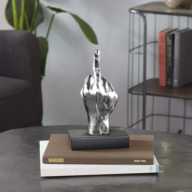 Art Craft Room - Resin Ornaments Of Middle Finger Statue