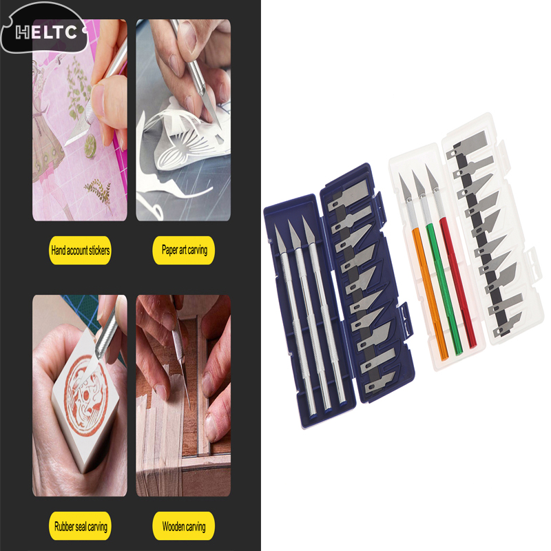 Art Craft Knife - 13Pcs Aluminum Alloy Carving Knives Precision