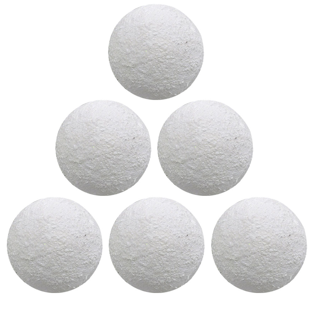 Art Craft Christmas Tree - 6Pcs White Tree Ball Decor Craft
