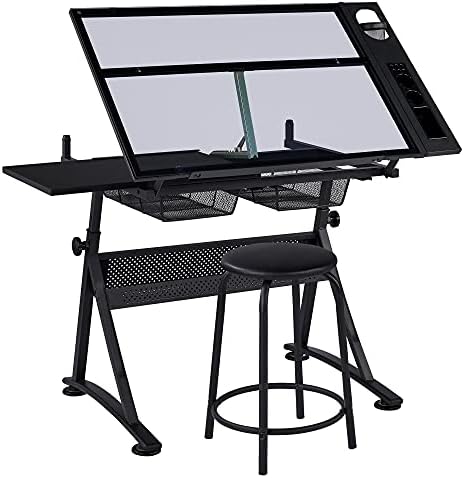 Art & Craft Tape - Drafting Table w/Stool Height Adjustable Multifunctional