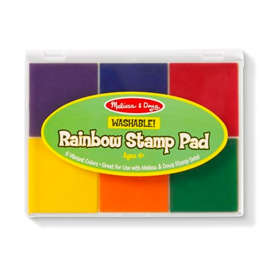 Art Craft Rainbow - Melissa and Doug Rainbow Stamp Pad