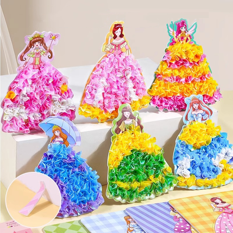 Art Craft Rainbow - Children's Fabric Art Craze Poke Drawing