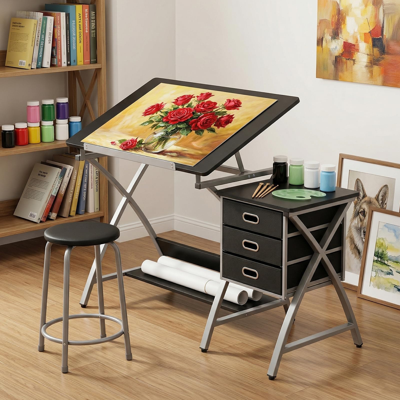 Art & Craft Tape - Tabletop Adjustable Drafting Table, Drawing Table