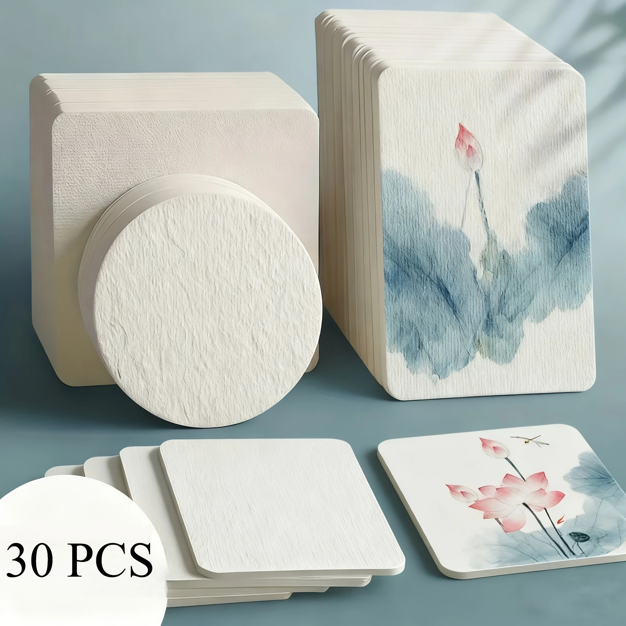 Art Craft Using Paper - 30PCS Premium Thick Dual-Use Watercolor Sketch