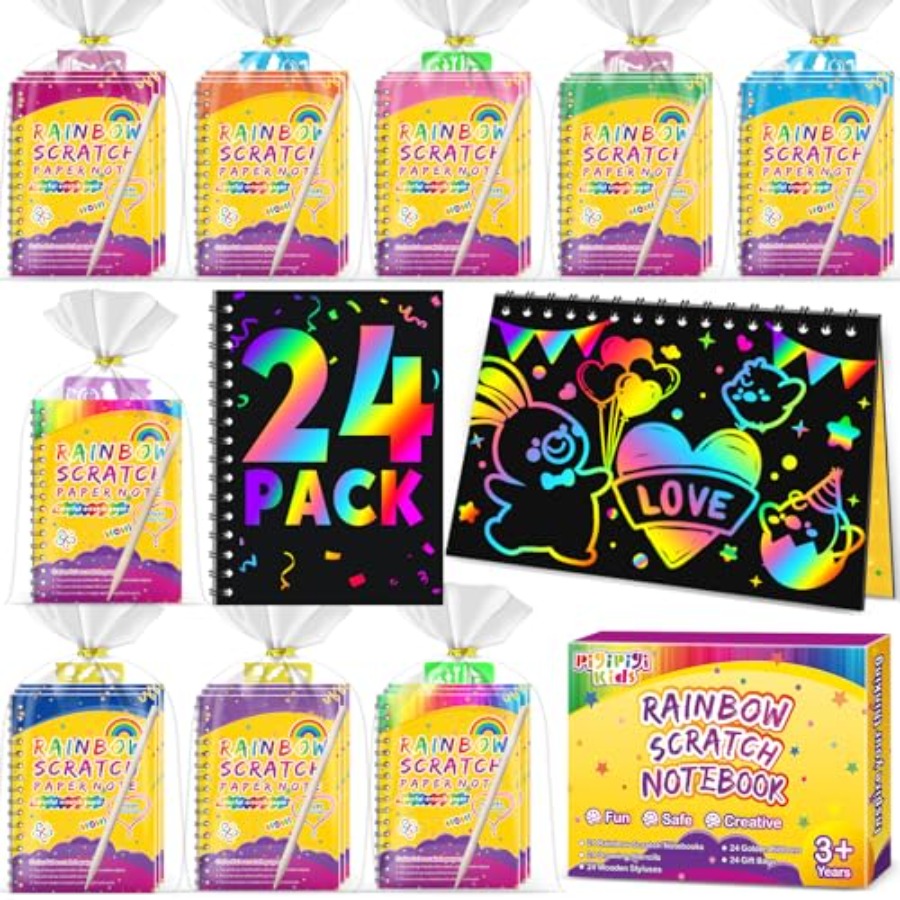 Art Craft Rainbow - Party Favors for 4-8-12: 24 Pack