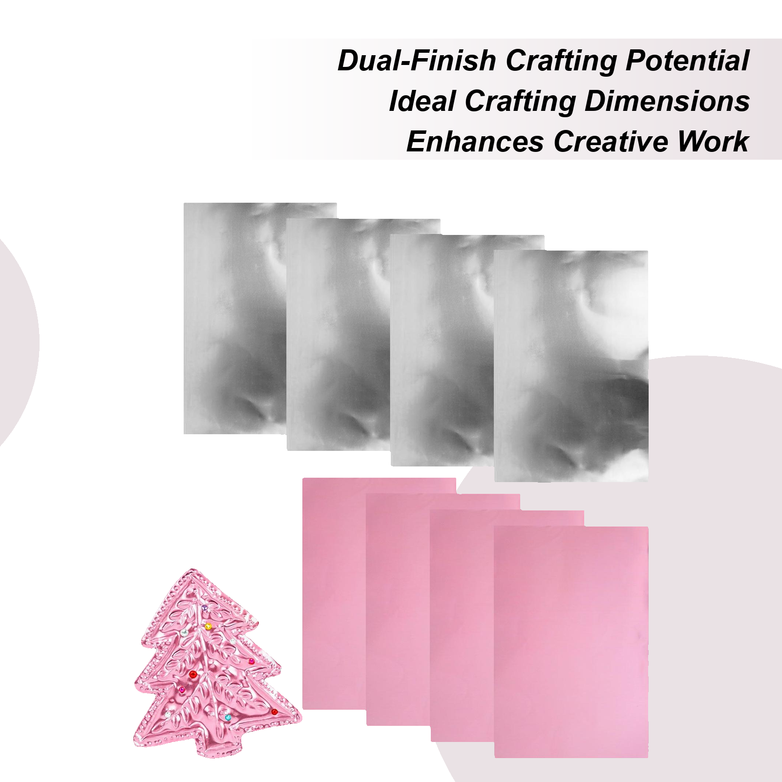 Embossing Foil 8 Pieces Alumin - Art Craft With Paper 评论和价格