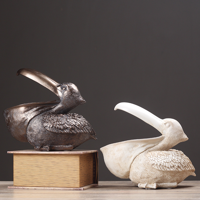 Pelican Bird Ornament Retro Re - Art Craft Room 评论和价格
