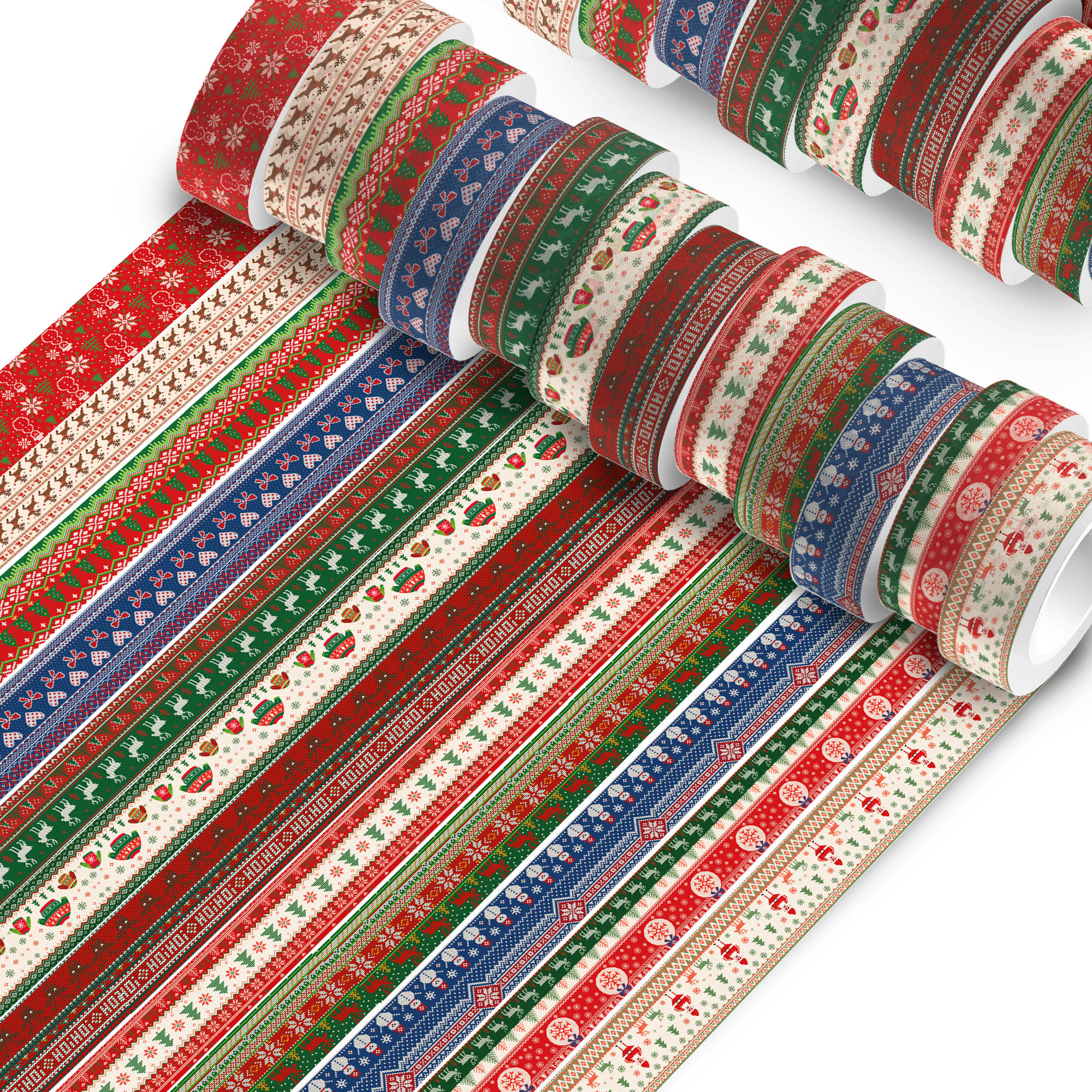 Christmas Washi Tape And Backg - Washi Tape Rolls 评论和价格