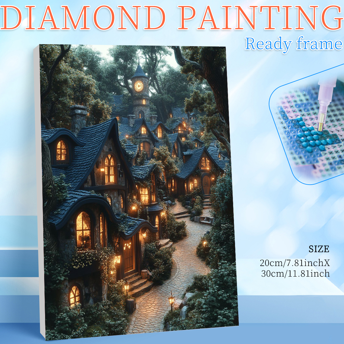 RUOPOTY Framed House 5d Diamon - Art Craft Room 评论和价格