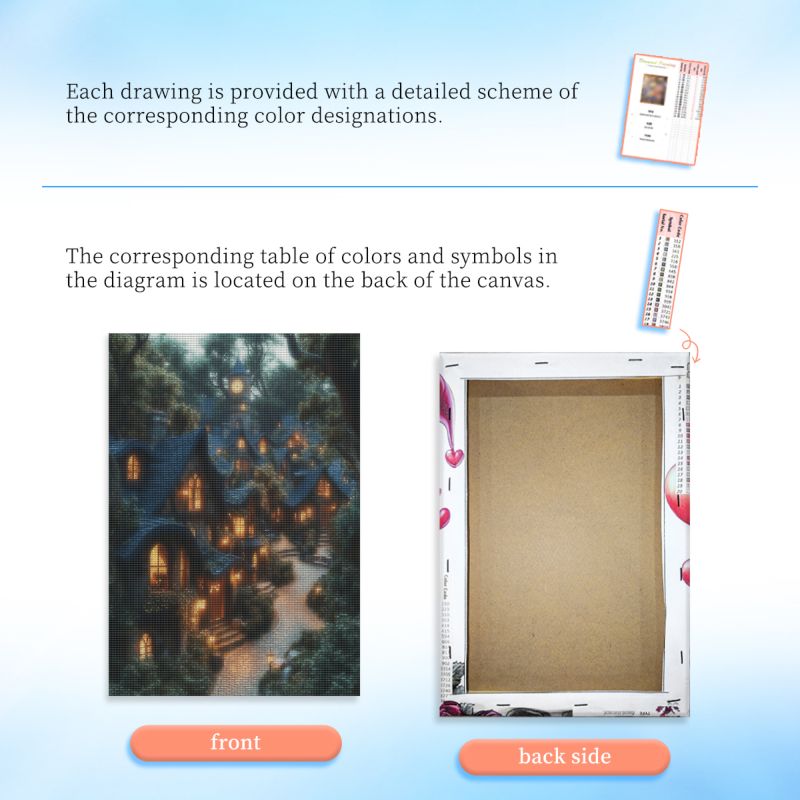 RUOPOTY Framed House 5d Diamon - Art Craft Room 评论和价格