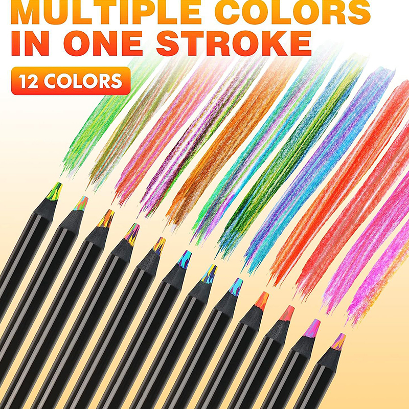Multicolored Pencils Gradient  - Art Craft Jumbo 评论和价格