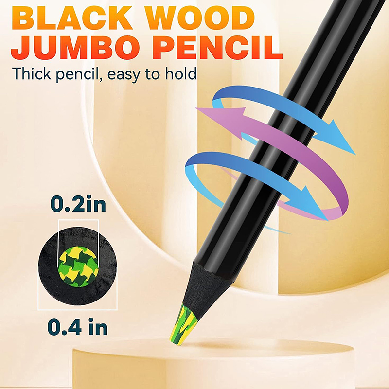 Multicolored Pencils Gradient  - Art Craft Jumbo 评论和价格