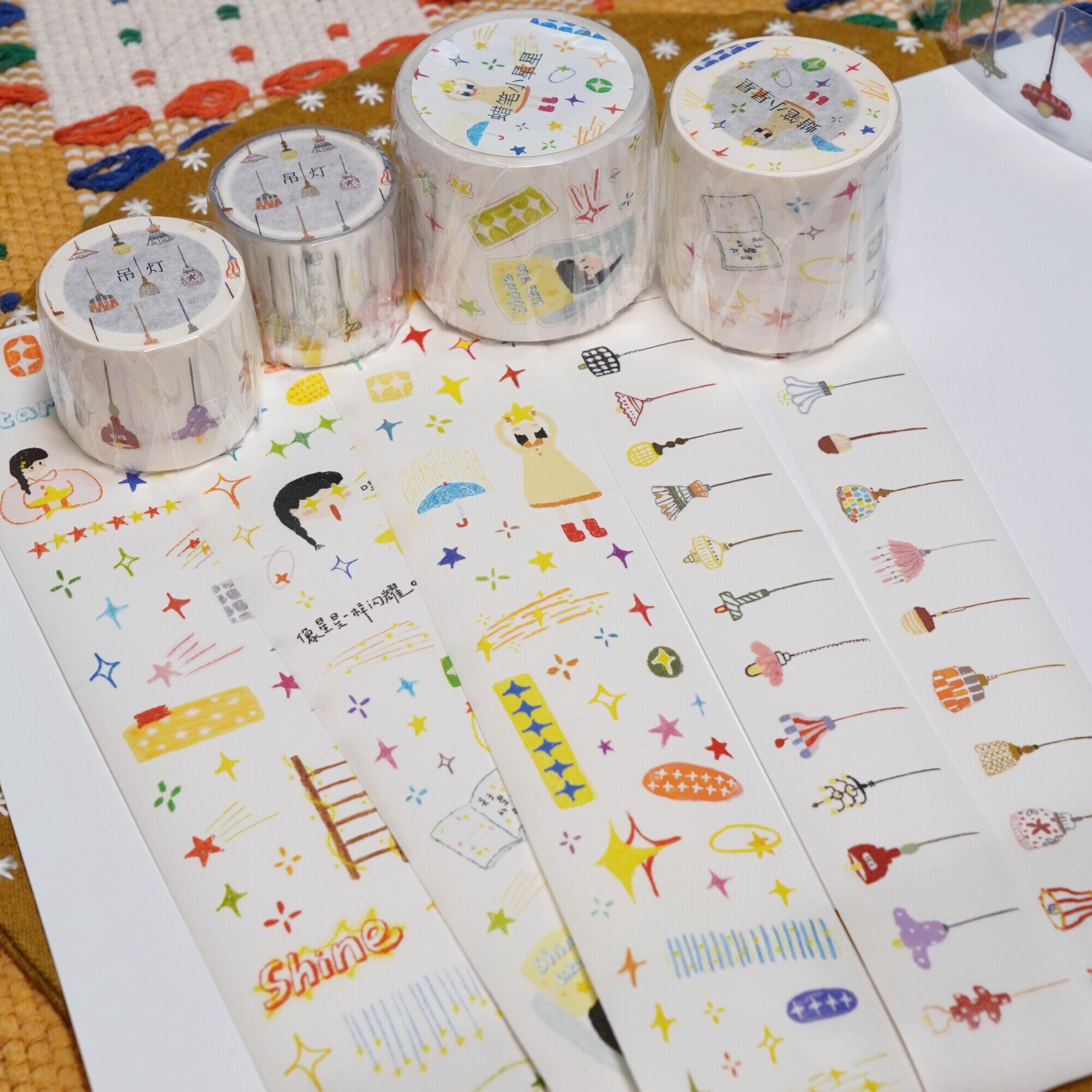 Wanle Studio Vintage Lovely St - Washi Tape Rolls 评论和价格