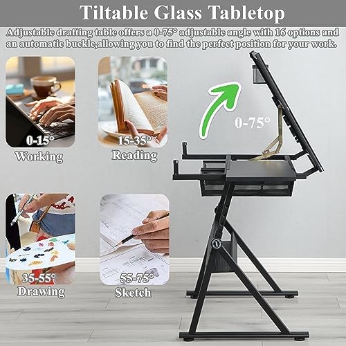 Drafting Table for Artists, He - Art & Craft Tape 评论和价格