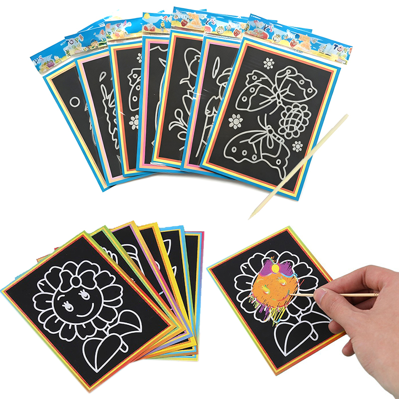 10/15/20Sheet Small Scratch Ar - Art Craft Rainbow 评论和价格