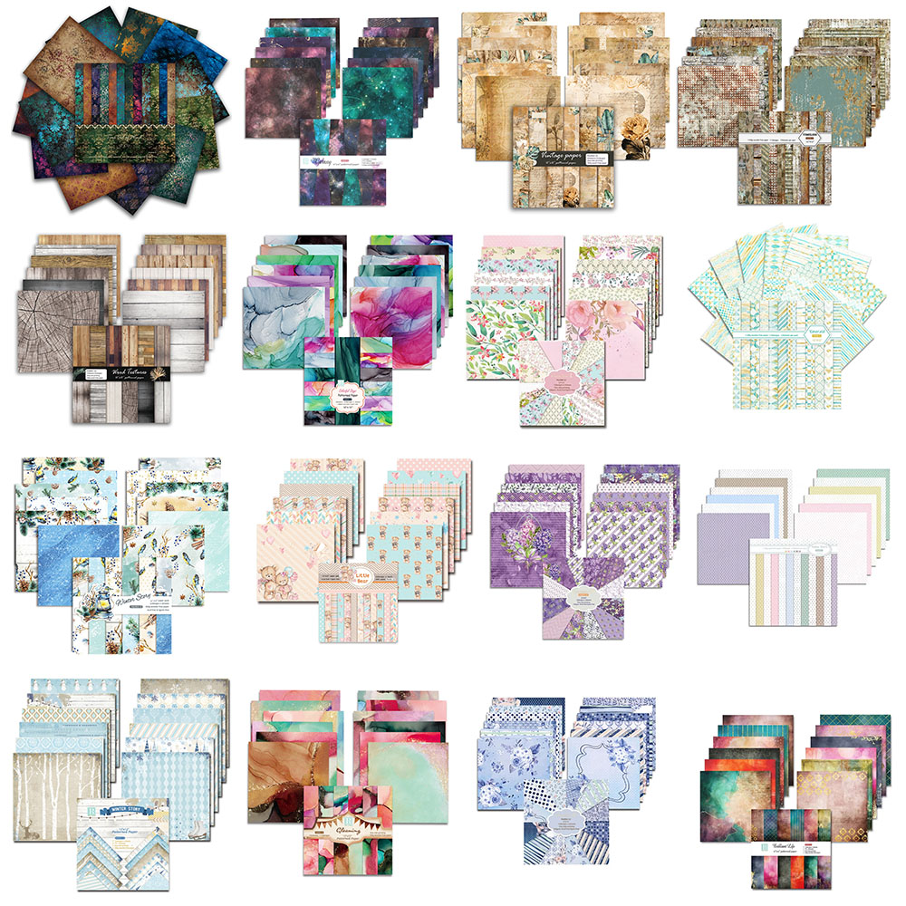 24 Sheets 30x30cm Scrapbook Pa - Art Craft Journals 评论和价格