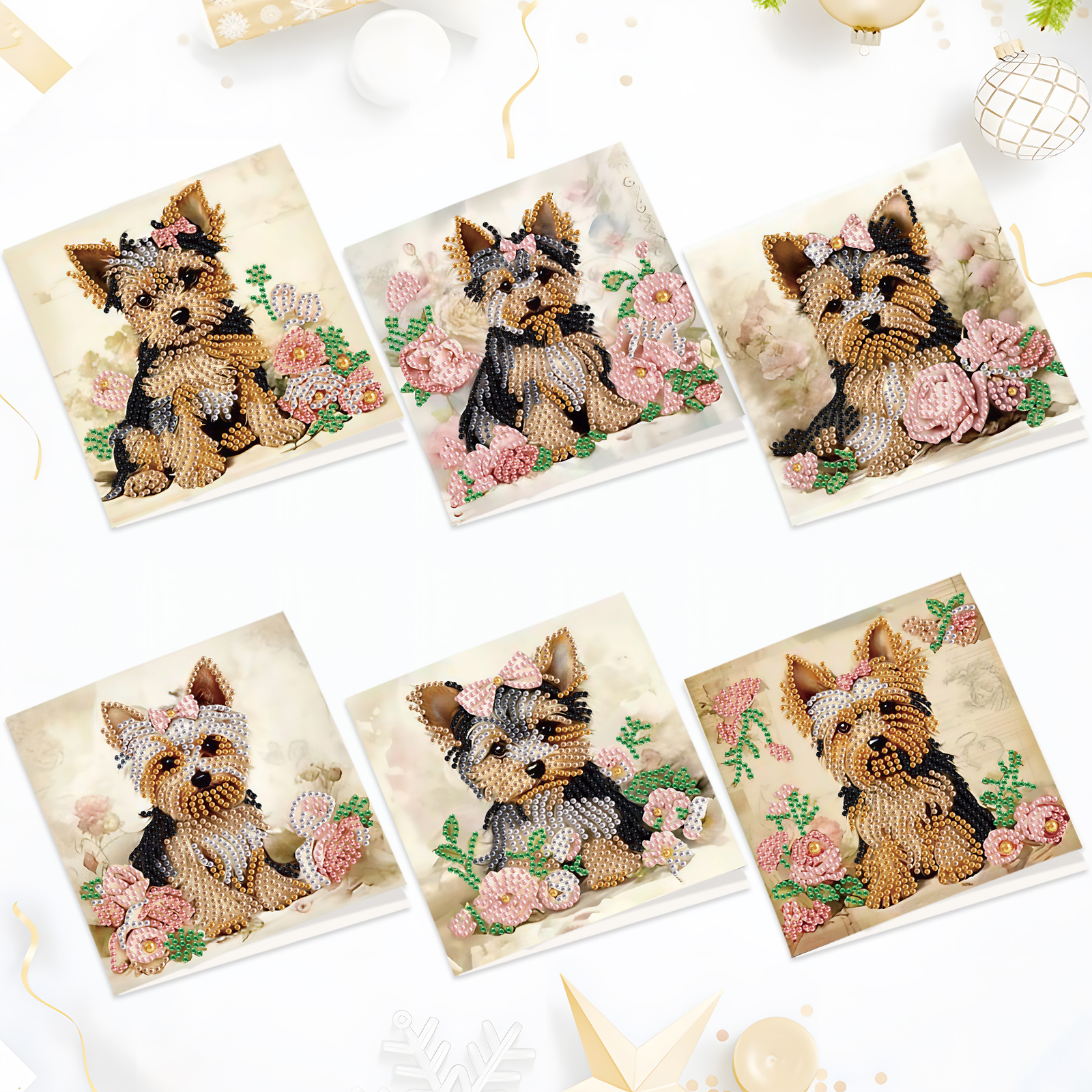 6Pcs Diamond Painting Greeting - Art Craft Kits 评论和价格