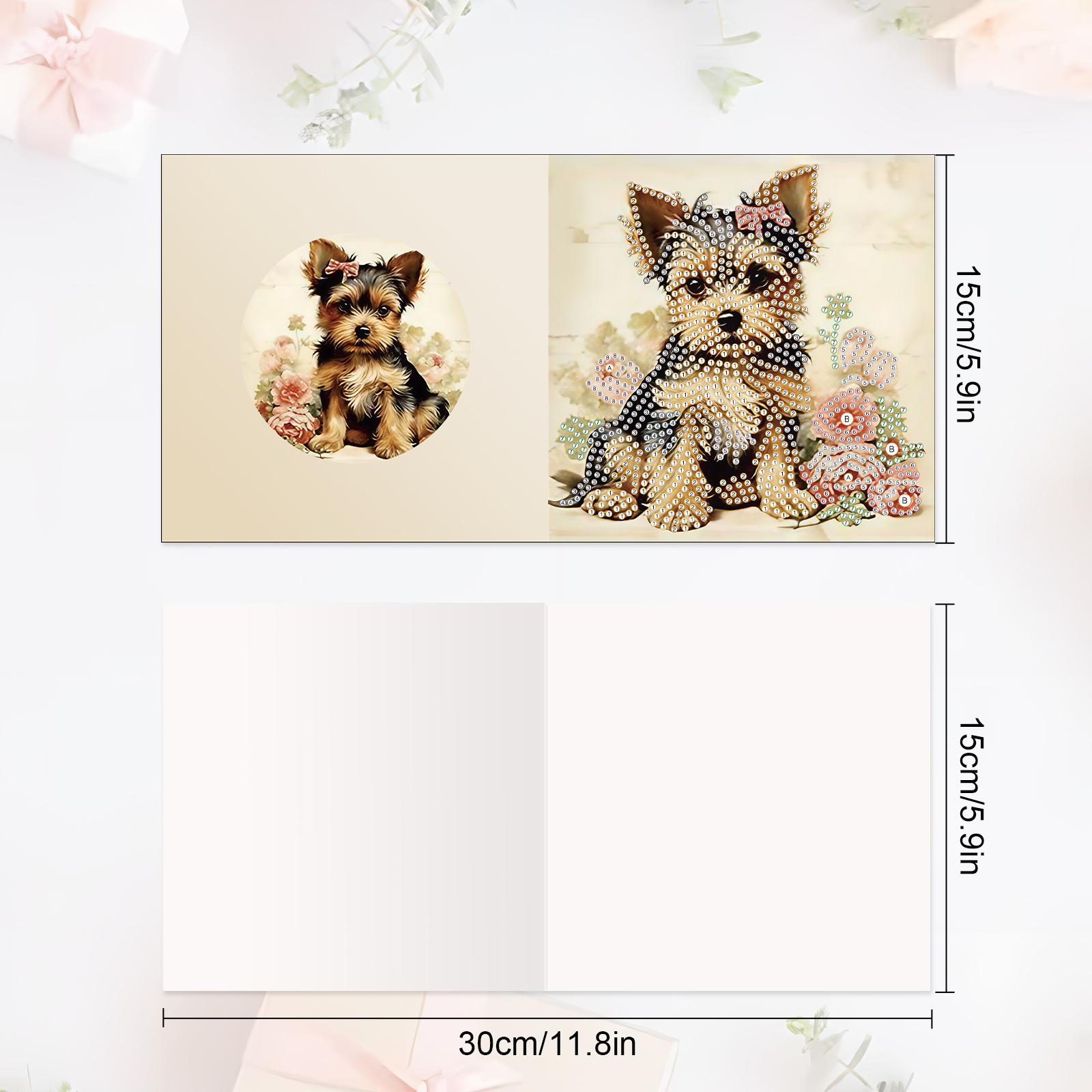 6Pcs Diamond Painting Greeting - Art Craft Kits 评论和价格