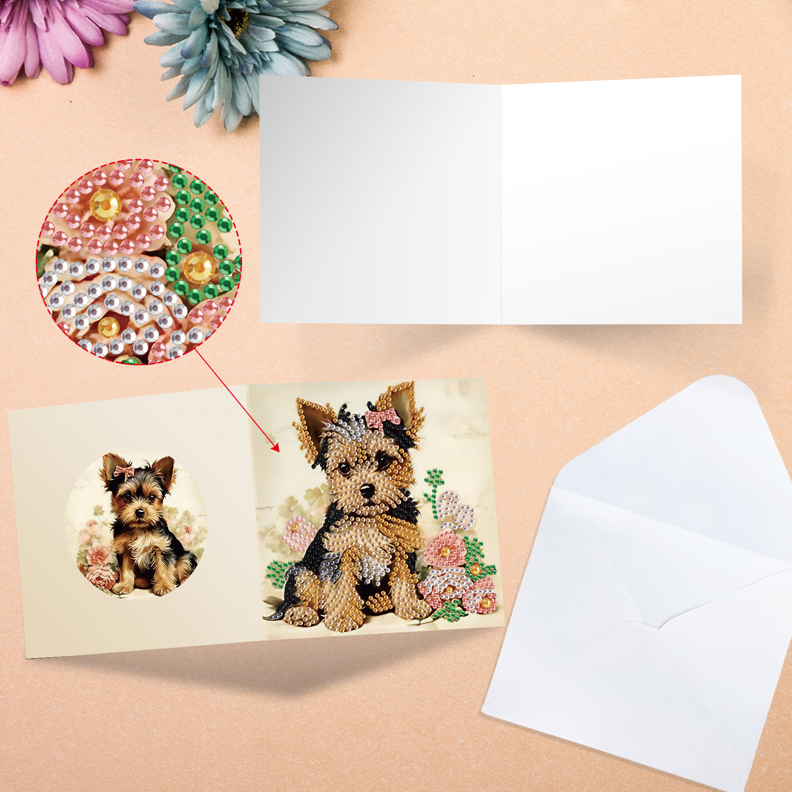 6Pcs Diamond Painting Greeting - Art Craft Kits 评论和价格