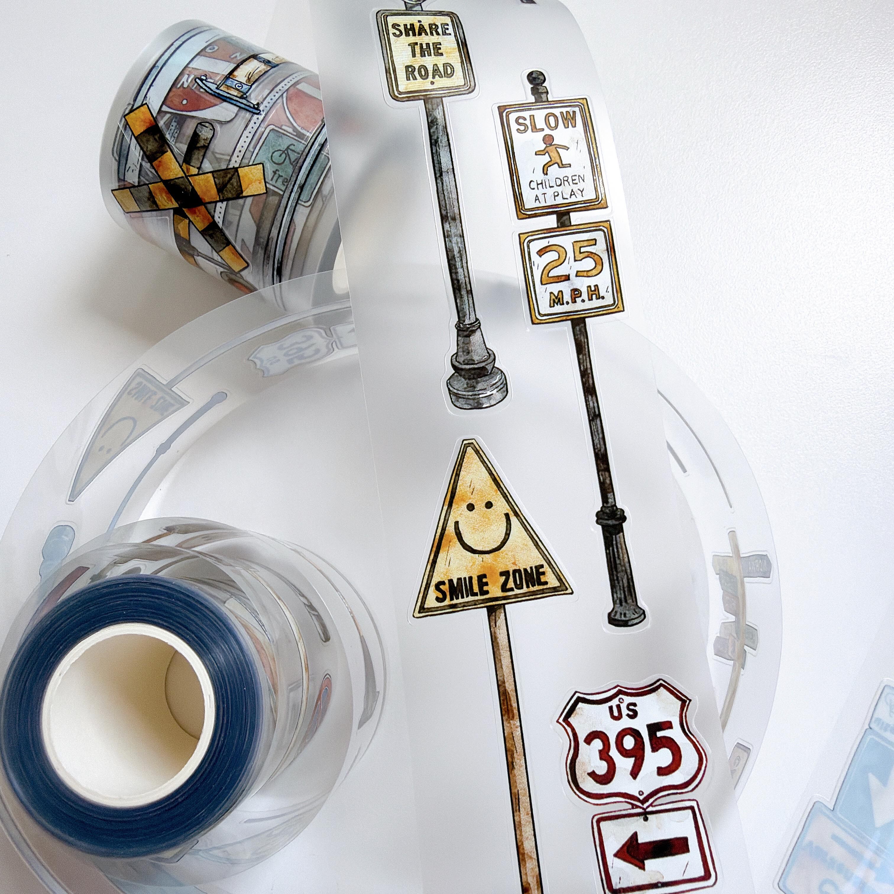 KaiXiaoXun Studio Vintage Road - Washi Tape Rolls 评论和价格