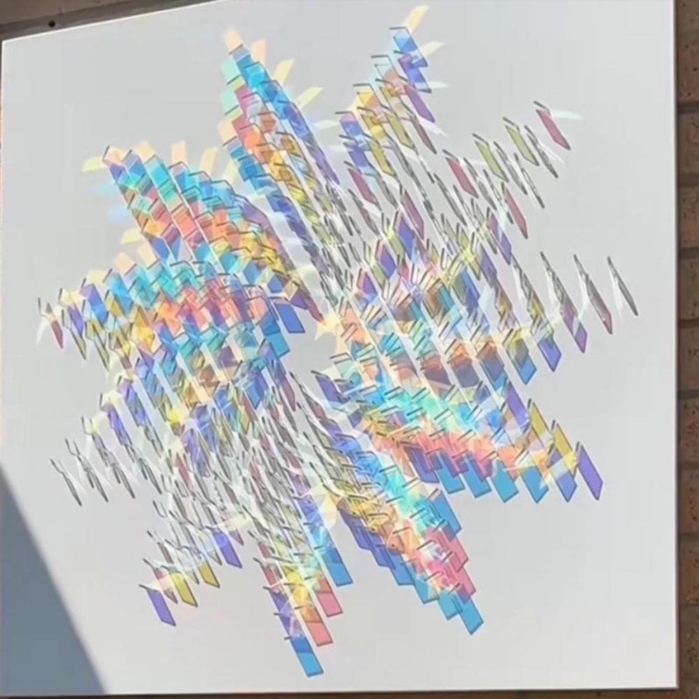 Multi-layer Light Art Acrylic  - Art Craft Rainbow 评论和价格