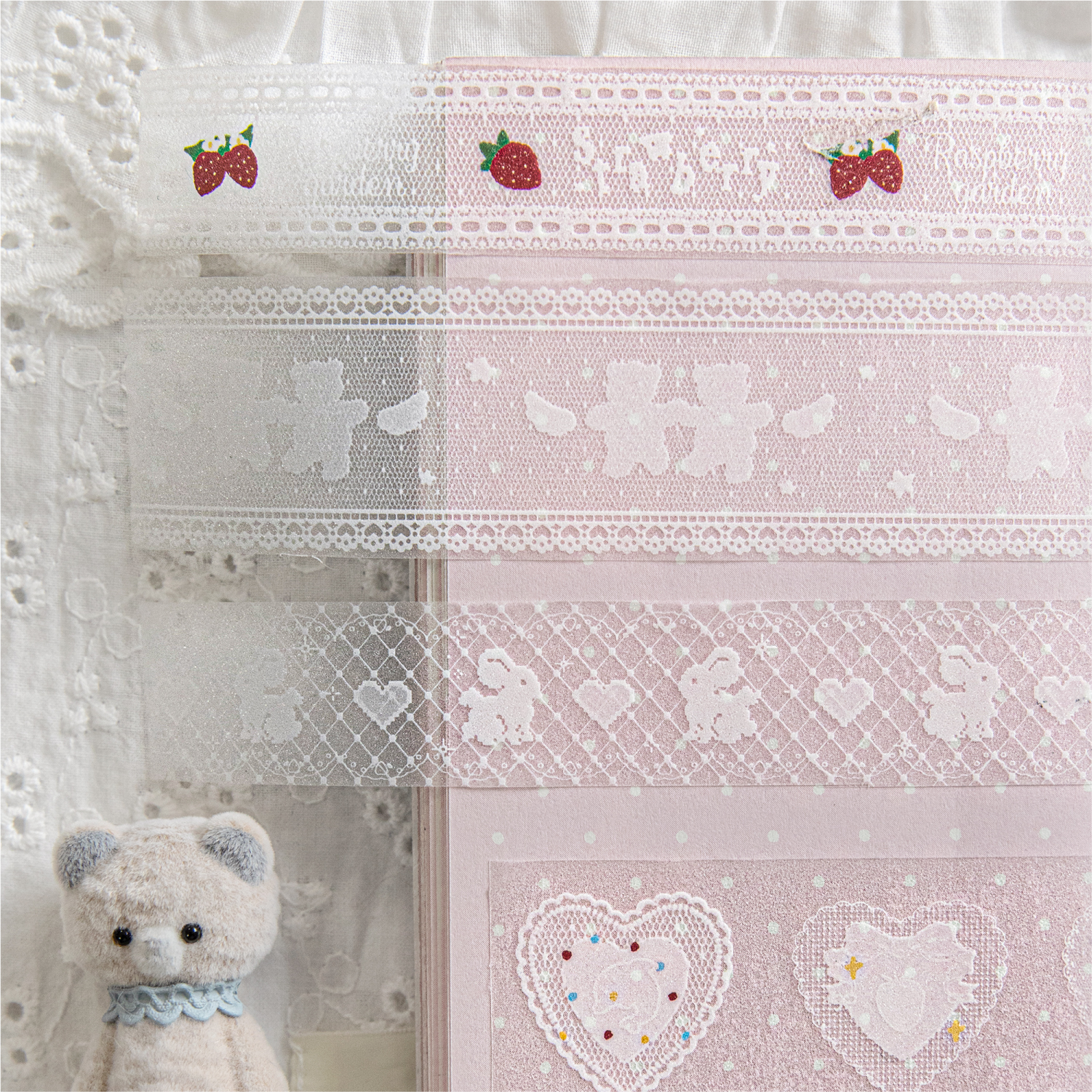 20/30mm*2m lace border PET Tap - Art Craft Journals 评论和价格