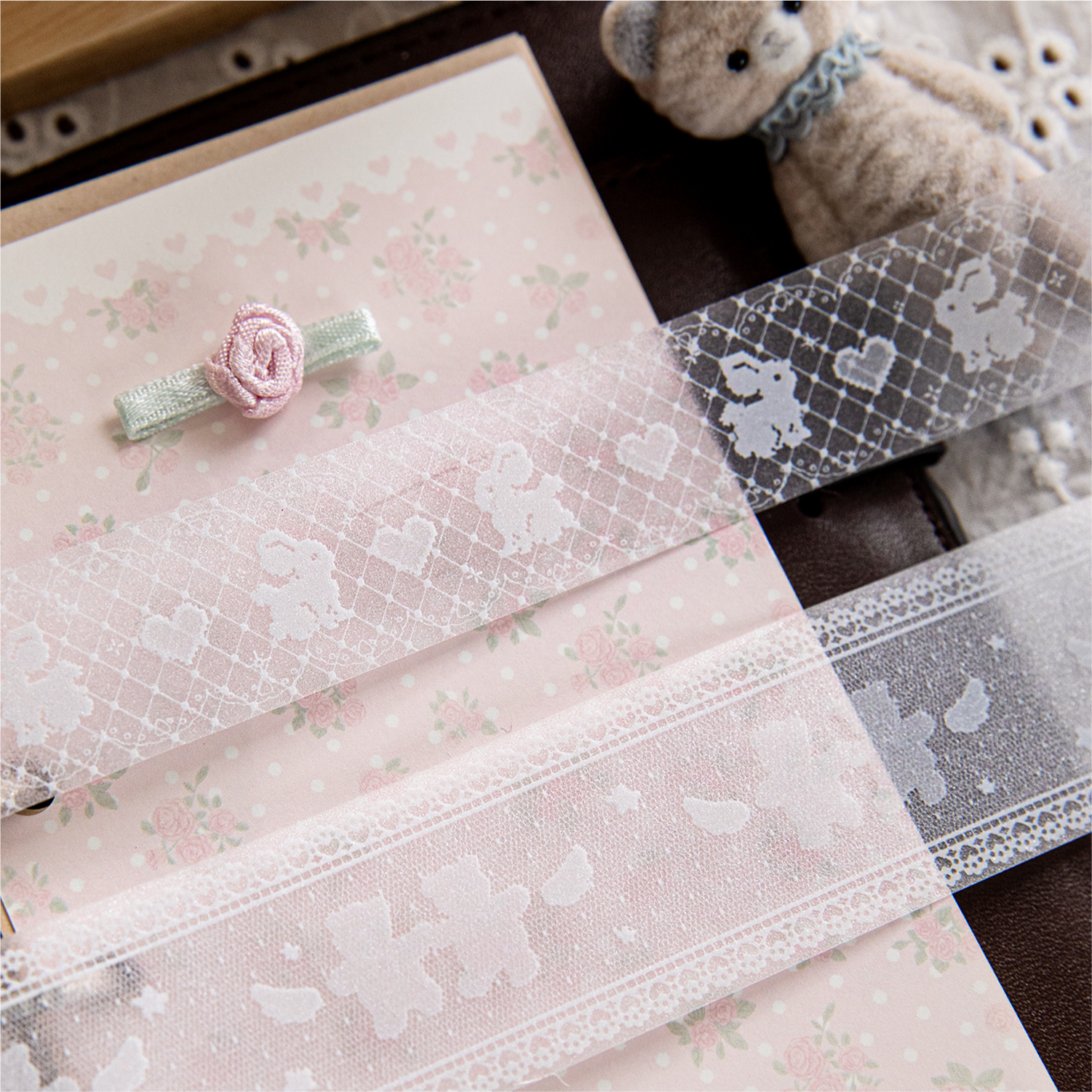 20/30mm*2m lace border PET Tap - Art Craft Journals 评论和价格