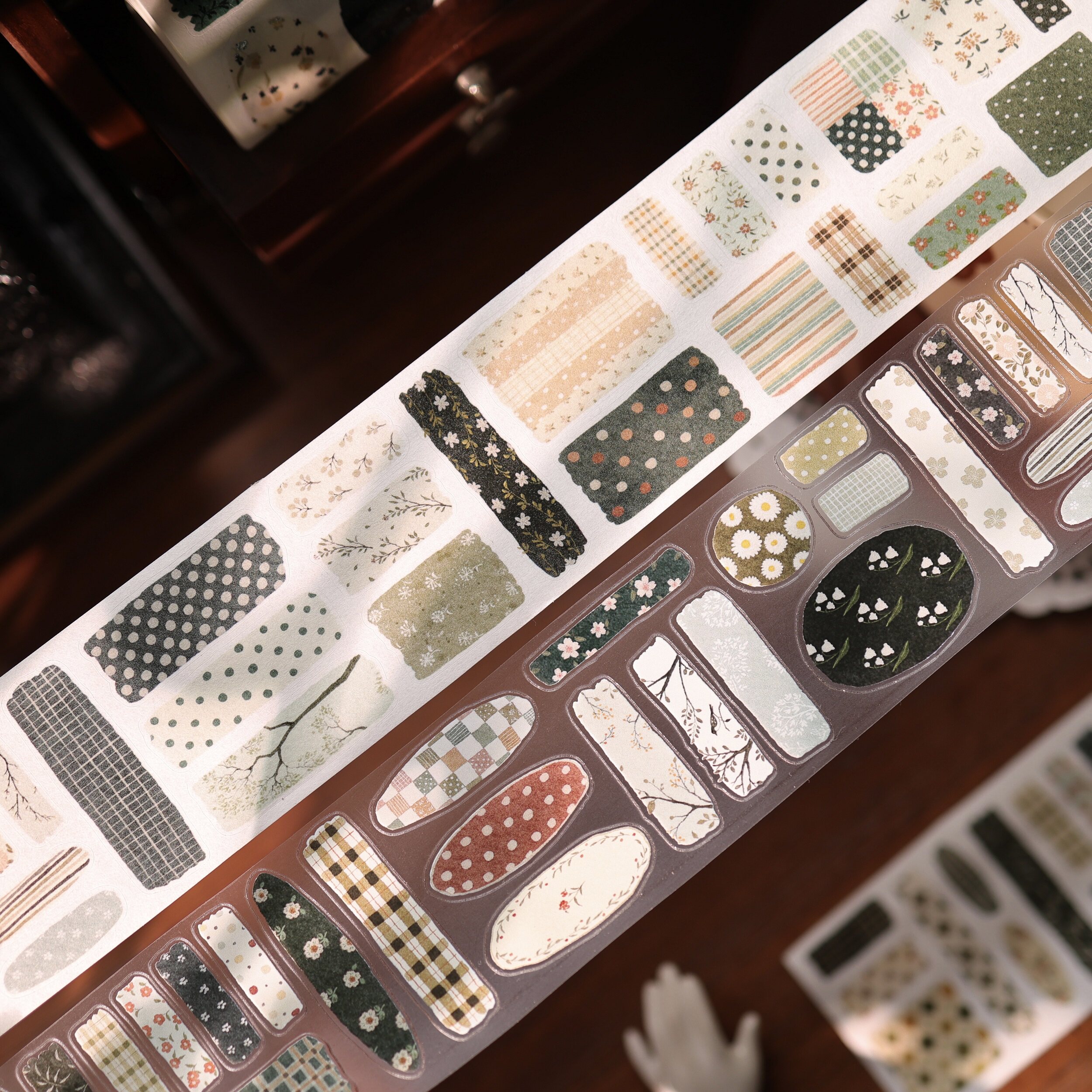 YiEr Studio Vintage Floral Pat - Washi Tape Rolls 评论和价格