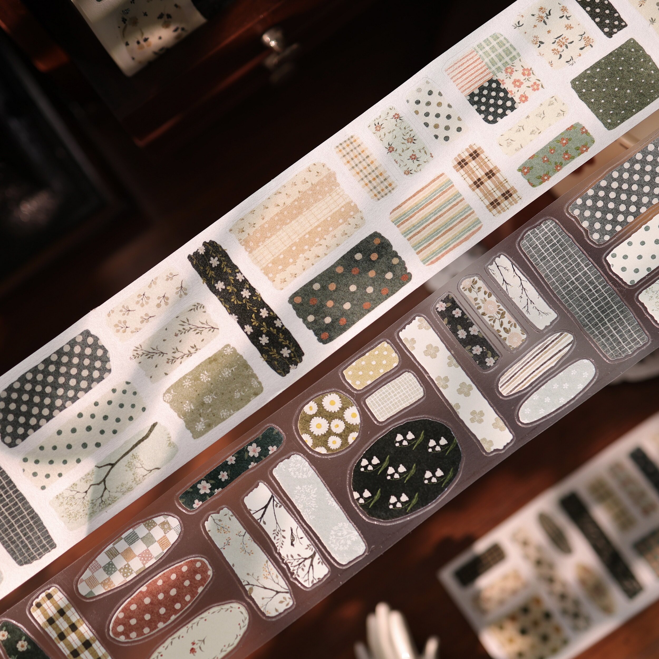 YiEr Studio Vintage Floral Pat - Washi Tape Rolls 评论和价格