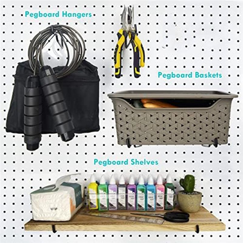 75STO-Peg Board Shelf Hooks, 8 - Art Craft Room 评论和价格