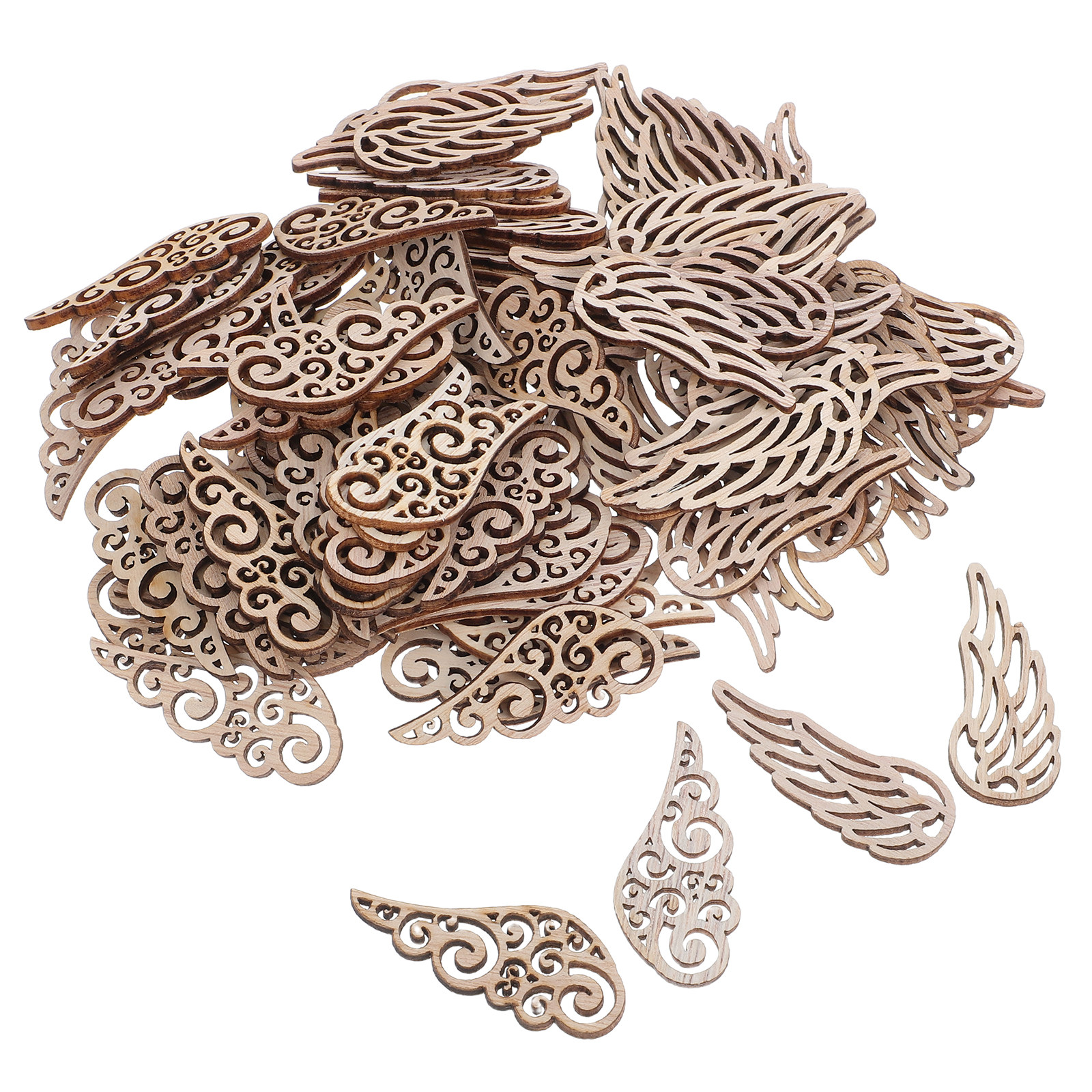 100Pcs Angel Wings Decoration  - Art Craft Christmas Tree 评论和价格
