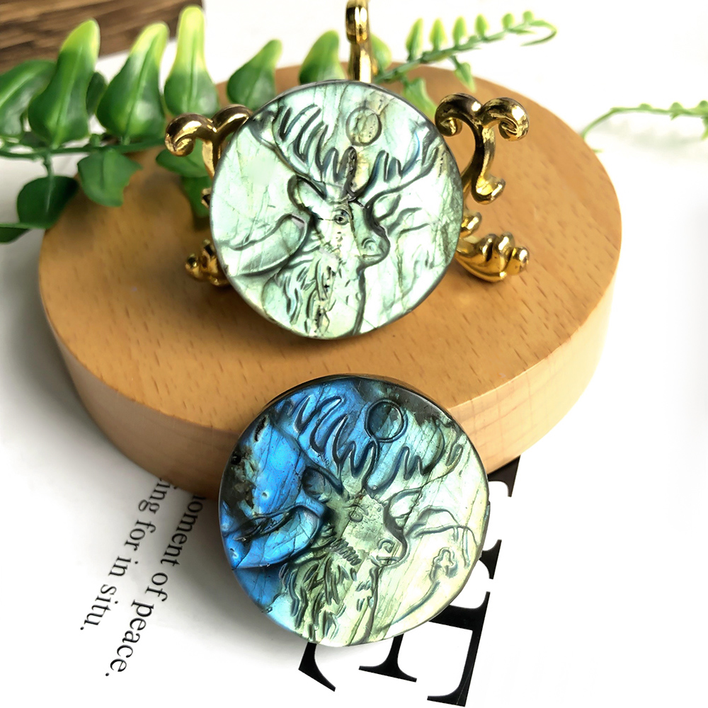 1pc Rainbow Flashy Labradorite - Art Craft Rainbow 评论和价格