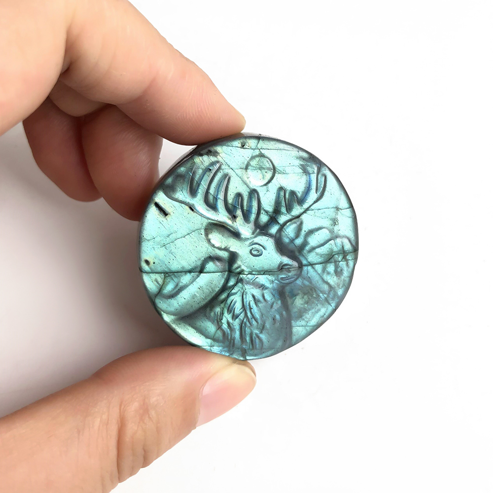 1pc Rainbow Flashy Labradorite - Art Craft Rainbow 评论和价格