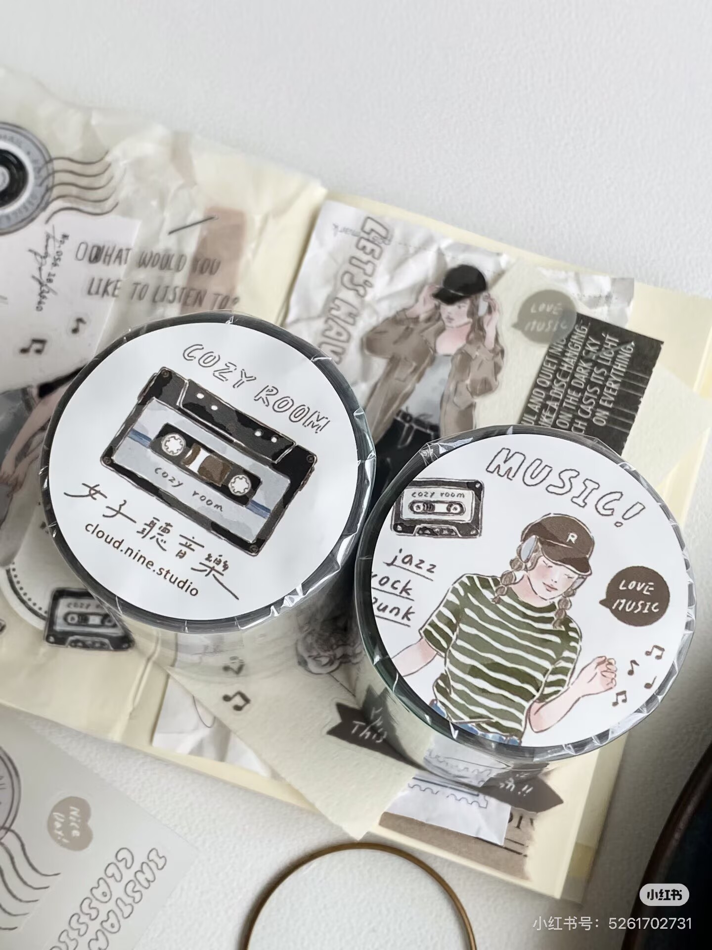 Cozy Room Studio Vintage Liste - Washi Tape Rolls 评论和价格