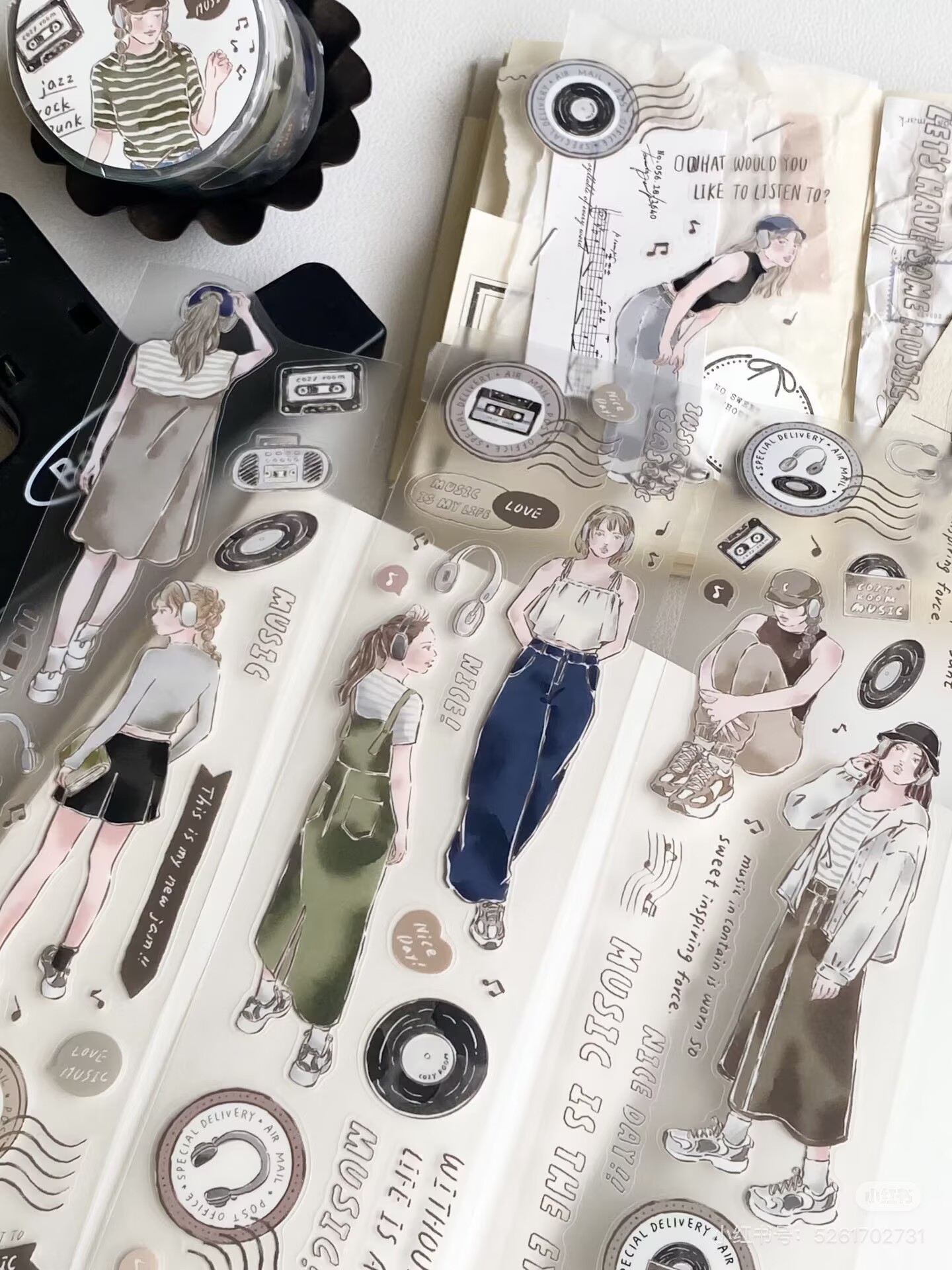 Cozy Room Studio Vintage Liste - Washi Tape Rolls 评论和价格
