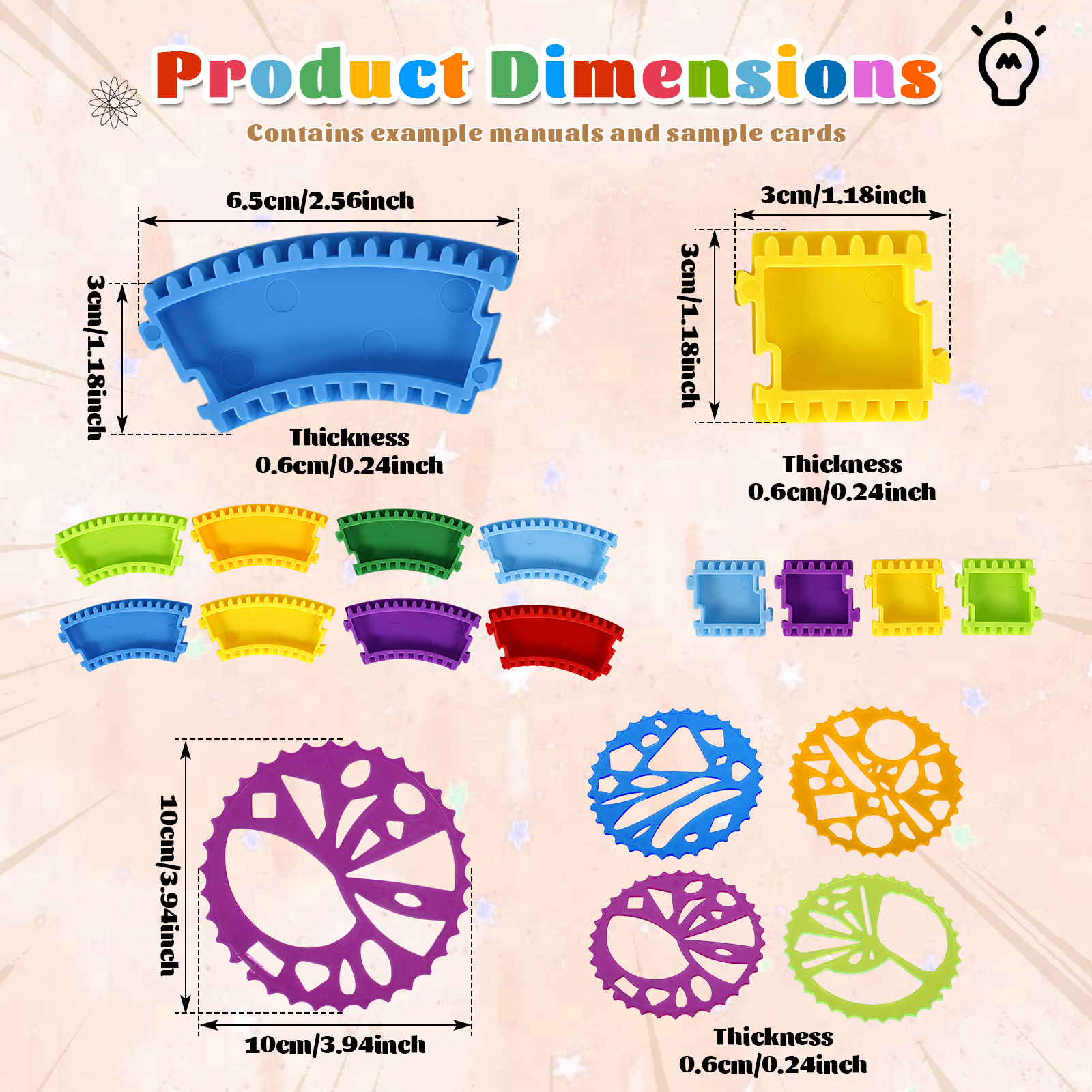 Spiral Art Gear Geometric Rule - Art Craft Kits 评论和价格