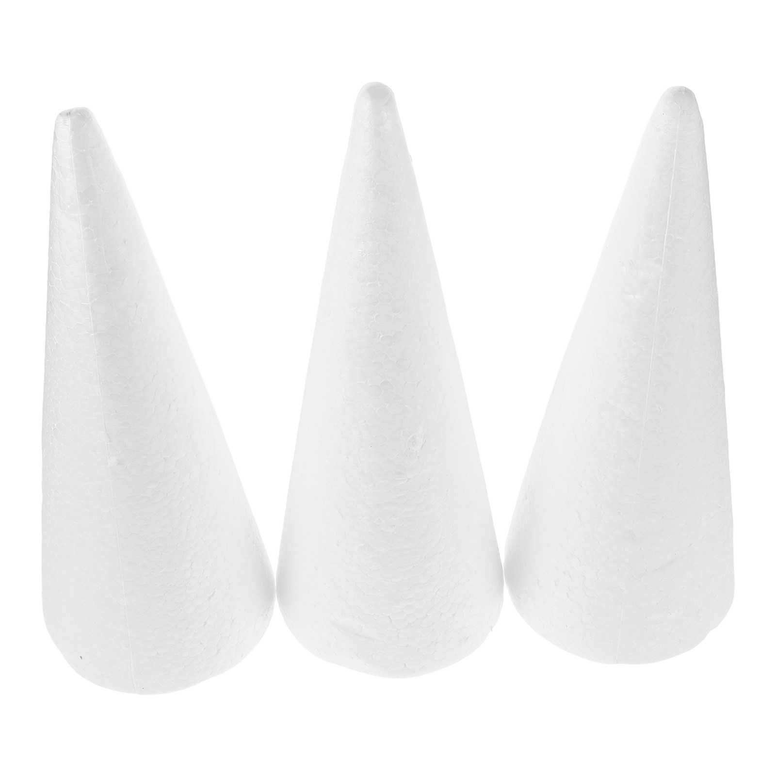 3Pcs Foam Cones Cone Shaped Po - Art Craft Christmas Tree 评论和价格