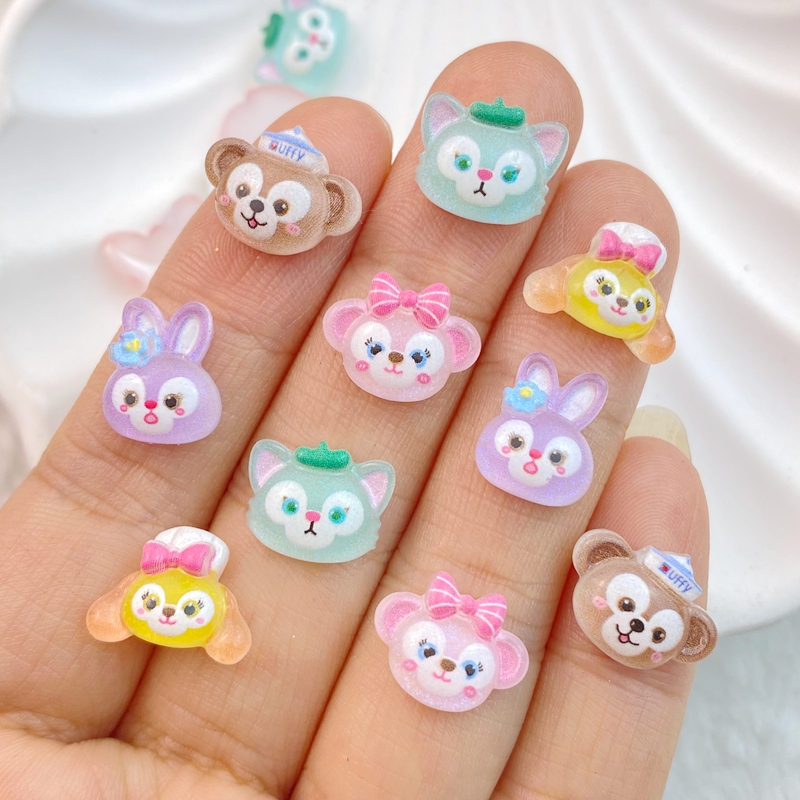 50Pcs New Mixed Nail Art Resin - Art Craft Disney 评论和价格