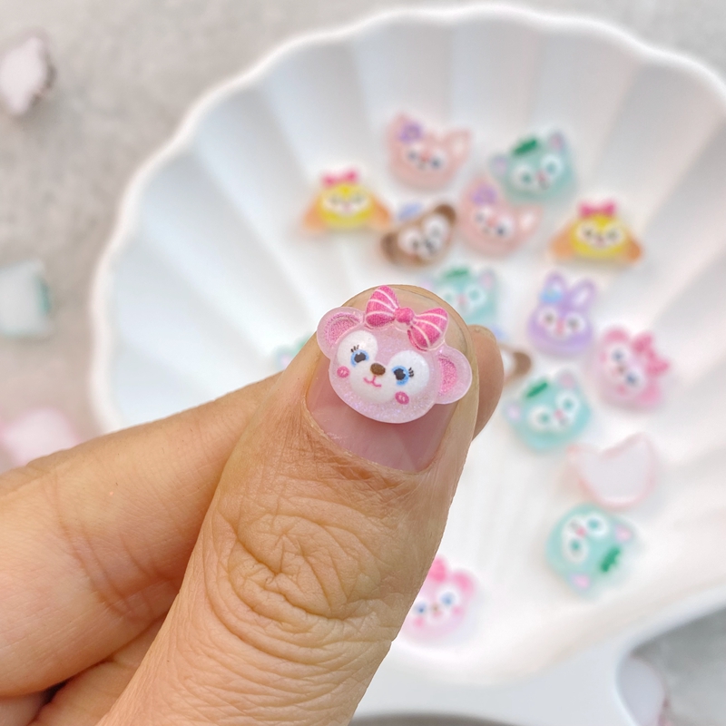 50Pcs New Mixed Nail Art Resin - Art Craft Disney 评论和价格
