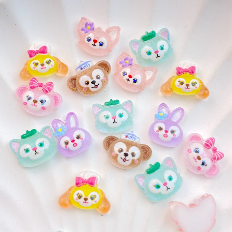 50Pcs New Mixed Nail Art Resin - Art Craft Disney 评论和价格