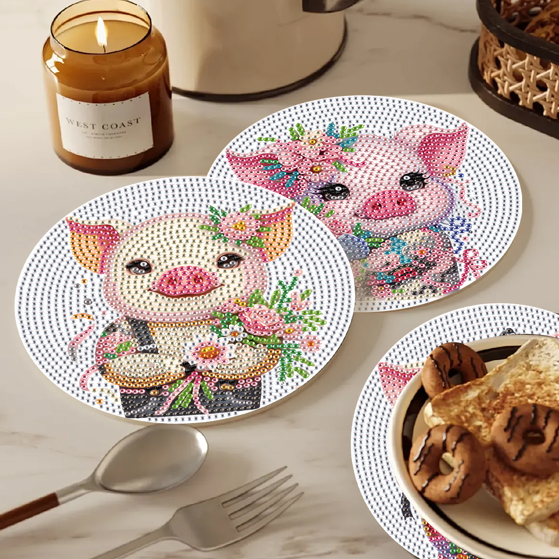 3Pcs Diamond Art Painting Plac - Art Craft Kits 评论和价格