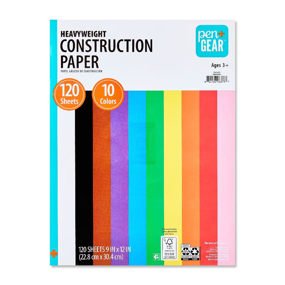 120‑Sheets Heavyweight Constru - Art Craft With Paper 评论和价格