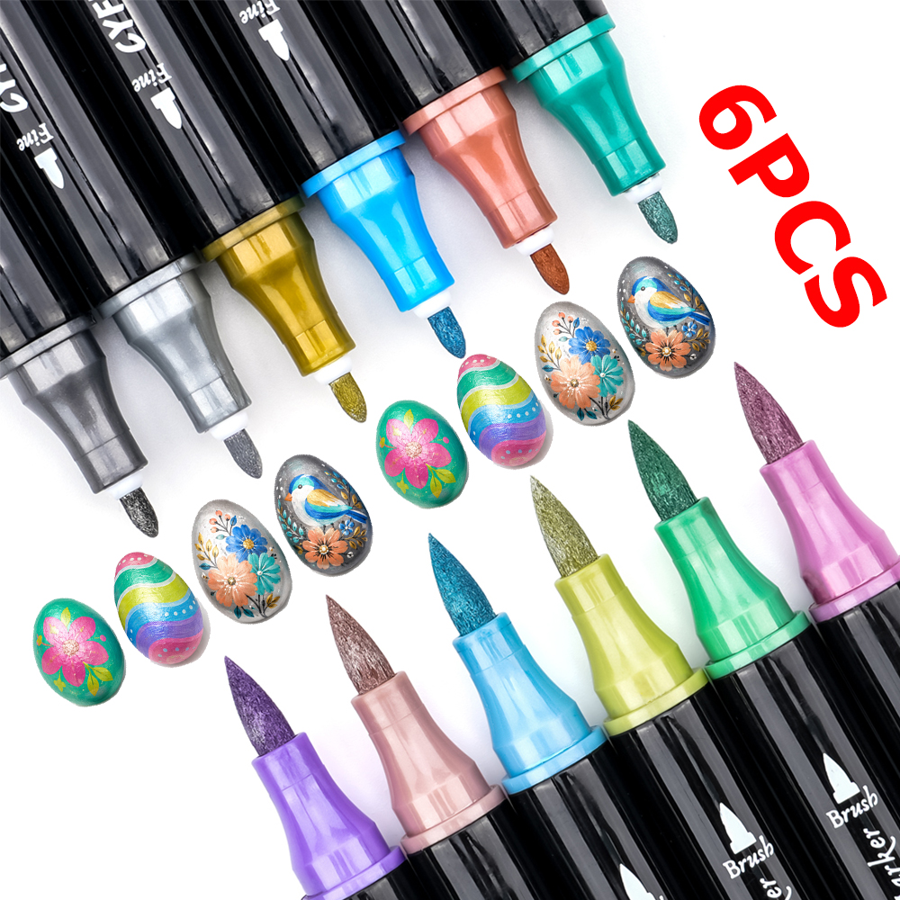 Dual-Tip Metallic Acrylic Pain - Art Craft Journals 评论和价格