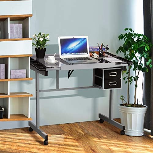 Drawing Desk Adjustable Glass  - Art & Craft Tape 评论和价格