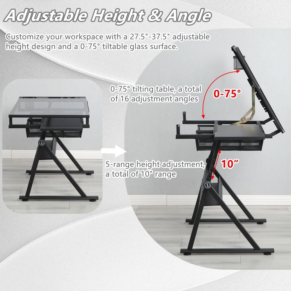 Adjustable Height Glass Art De - Art & Craft Tape 评论和价格