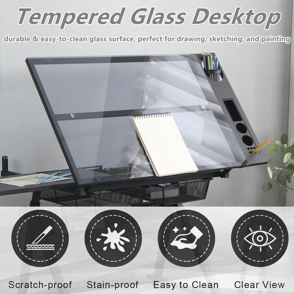Adjustable Height Glass Art De - Art & Craft Tape 评论和价格