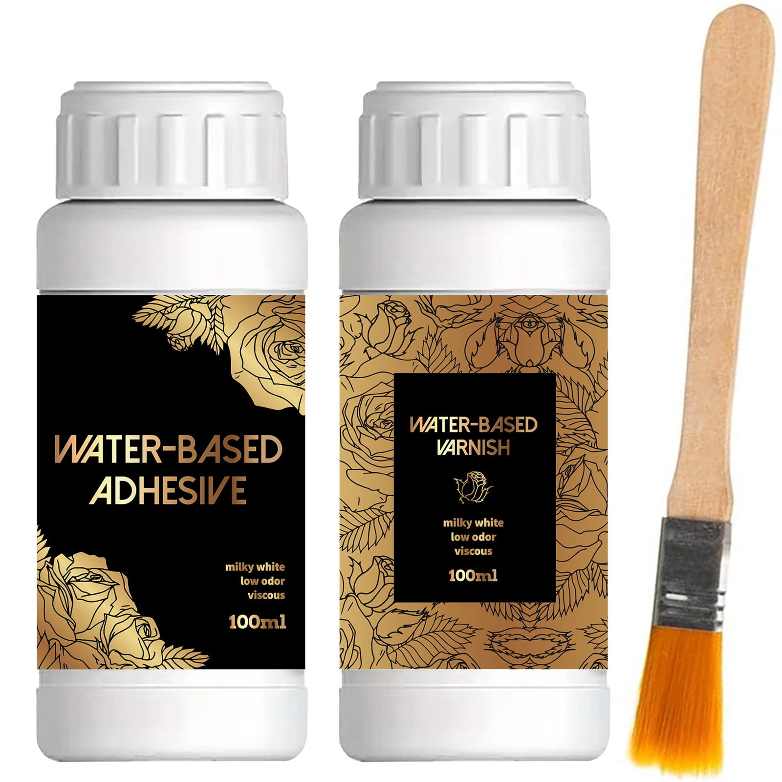 100ML/200ML Golden Foil Adhesi - Art Craft Kits 评论和价格
