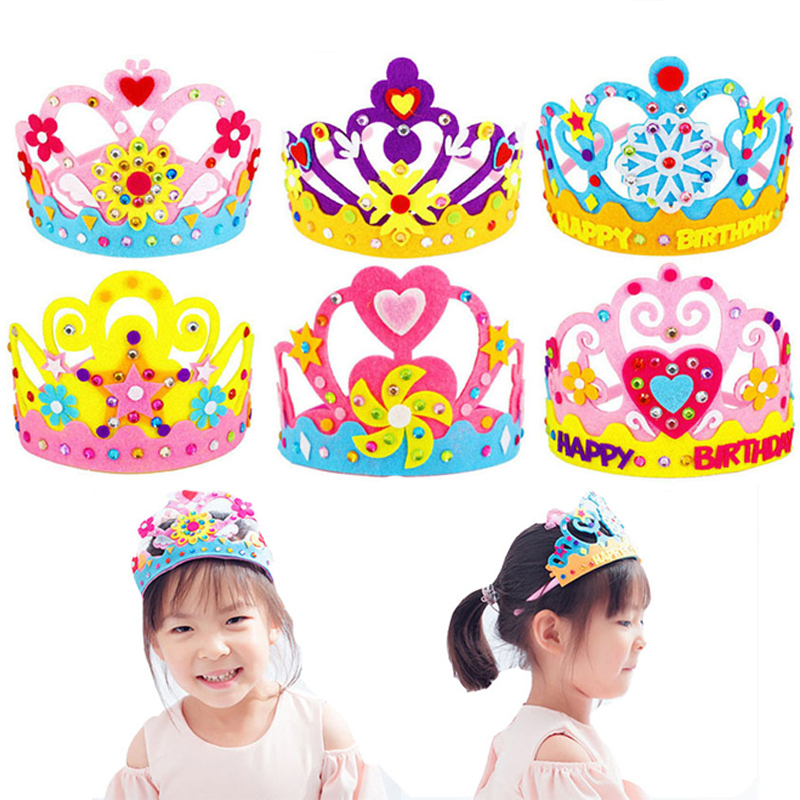 DIY Crafts Toy Crown Creative  - Art Craft Rainbow 评论和价格