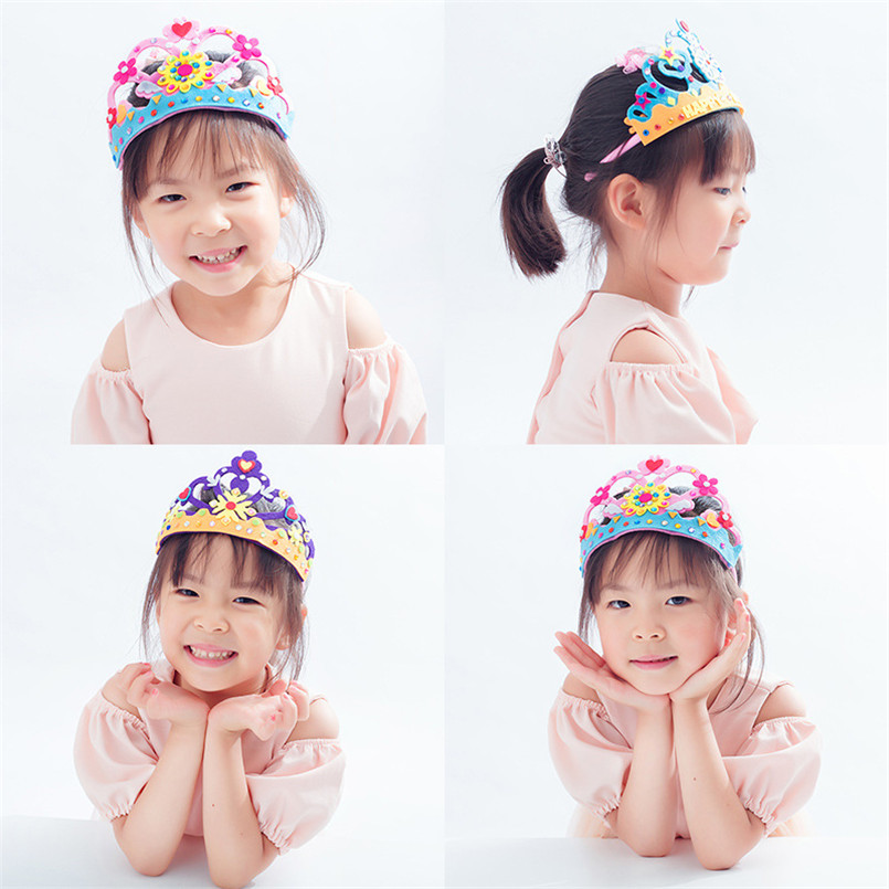 DIY Crafts Toy Crown Creative  - Art Craft Rainbow 评论和价格