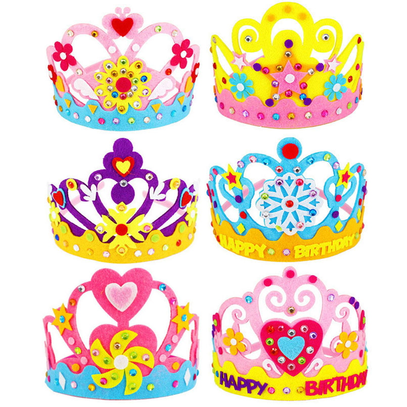 DIY Crafts Toy Crown Creative  - Art Craft Rainbow 评论和价格
